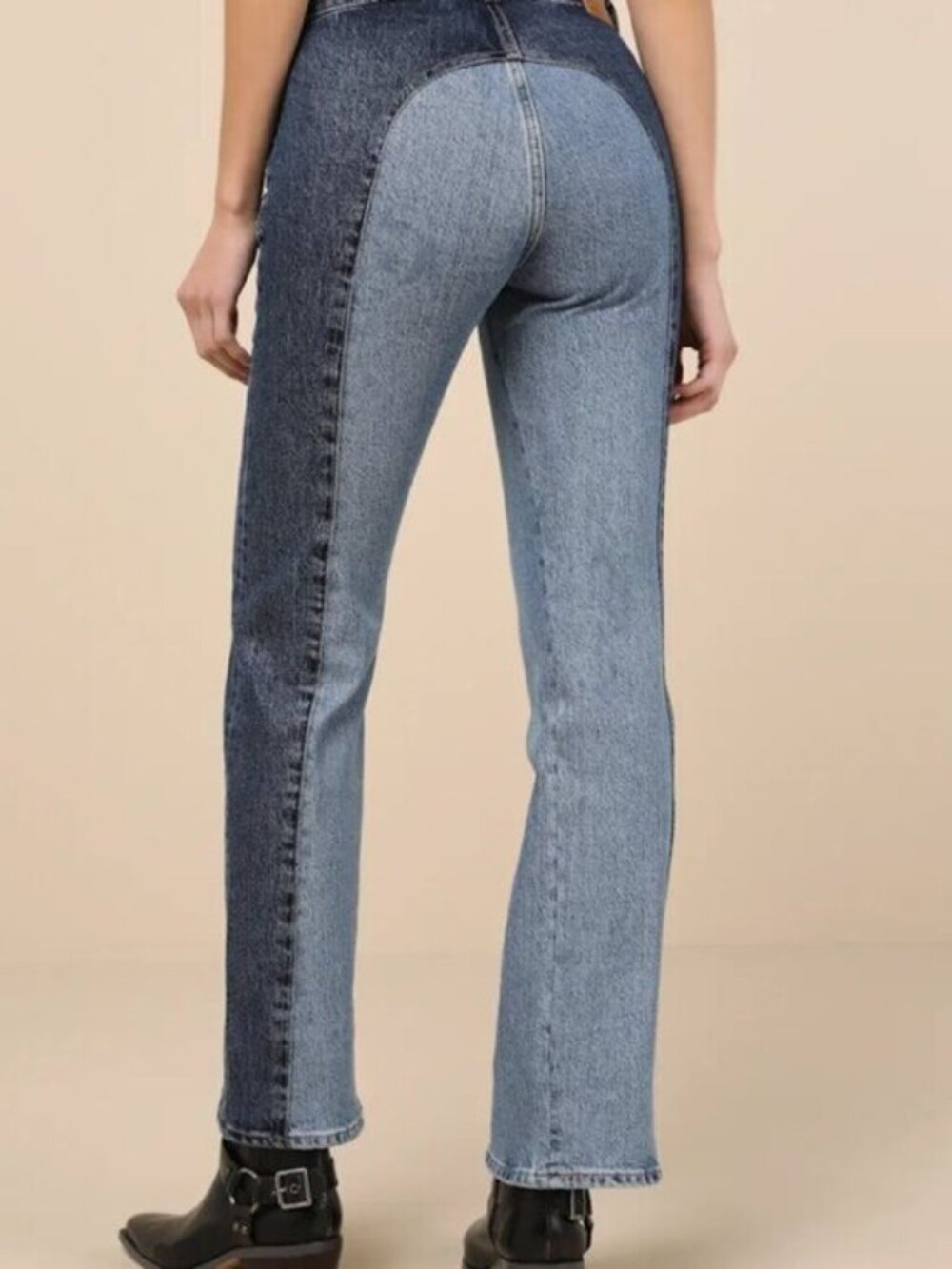 Levi's Wedgie Boot Two Tone Jeans - NWT